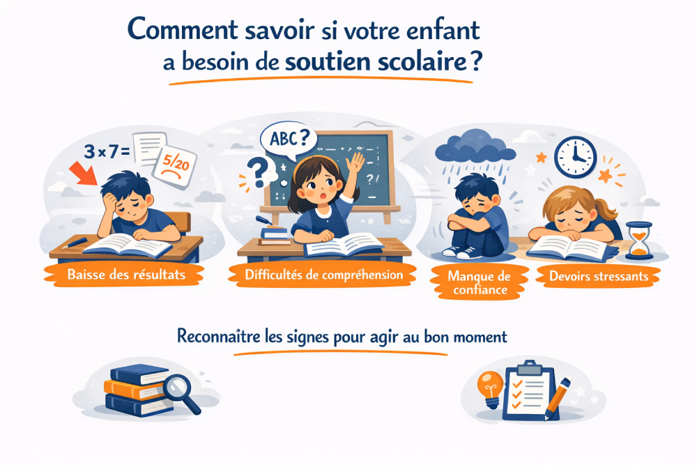 Comment savoir si votre enfant a besoin de soutien scolaire?