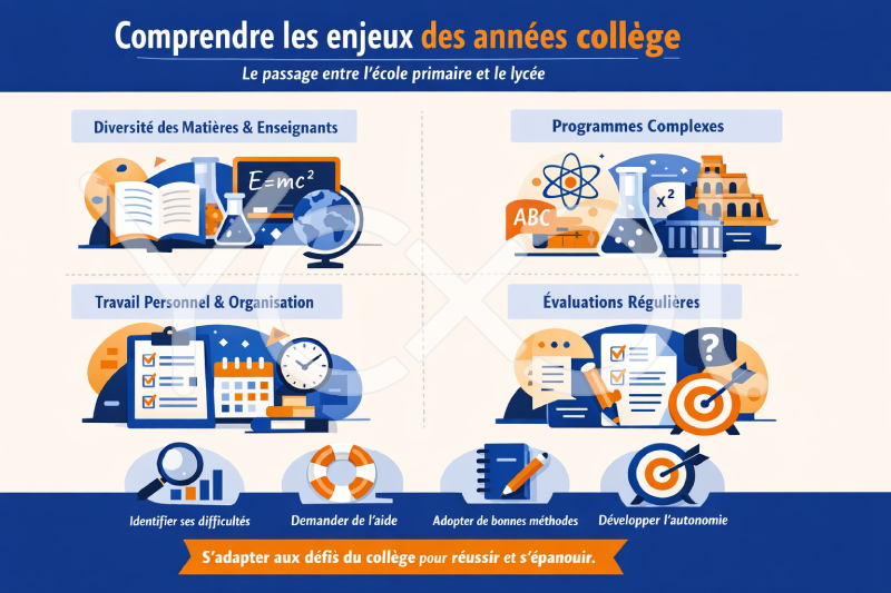 Comprendre les enjeux des années collège
