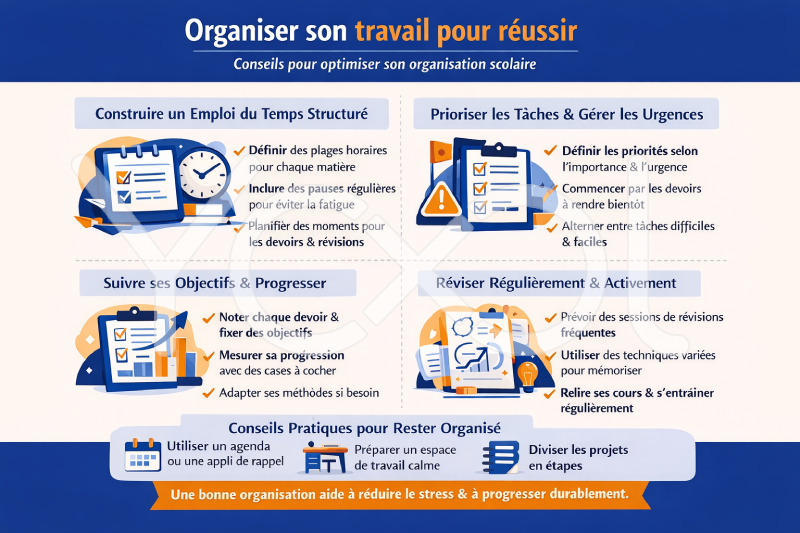 Organiser son travail pour réussir