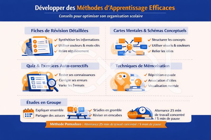 Développer des méthodes d’apprentissage efficaces